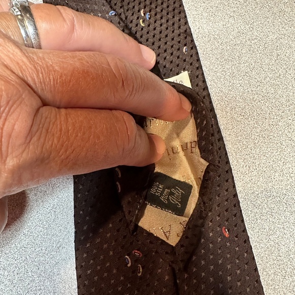 LEOPOLD PRICE & ROLLE HOUSTON TIE MADE EXPRESSLY BY X'ANDRINI EUC RARE 100% SILK - Picture 5 of 7